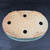 17.75” Green-Brown Oval Handmade Jack Hoover Pot No. 635