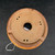 7” Round Dish with Golden Speckled Glaze – Jack Hoover Pot No. 644