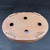 16.5” Natural Clay Oval with Double Rim – Jack Hoover Pot No. 642