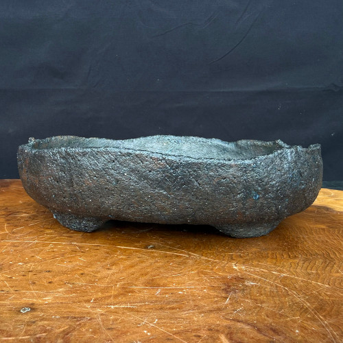 9.5” Oval Wood-Fired Handmade Bruce Lenore Pot No. 142