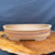 16.5" Oval Brown Unglazed Jack Hoover Bonsai Pot – Carved Textured  – No. 693