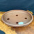 17" Handmade Oval Bonsai Pot by Jack Hoover – Textured Bark Brown  – No. 695