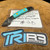 Hand-Forged Damascus Grafting Knife by Tribe3 Steelworks – Multiple Handle Colors (Limited Edition)