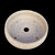 7" Andy Arnault Textured Stone Crackle Bonsai Pot – Round Ivory Sand Finish No. 701