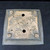 10" John Fazzino Handmade Bonsai Pot – Wide Square with Blue-Gray Wash No. JF-029