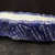 10" John Fazzino Handmade Bonsai Pot – Textured Abstract Oval in Deep Cobalt No. JF-032