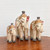 Painted Elephants Made From Albasia Wood