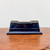Namako Glazed Rectangle Bonsai Pot (blue)