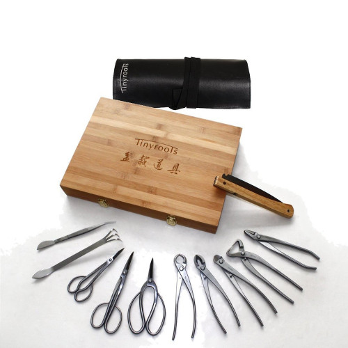 Tinyroots 11 piece stainless steel bonsai tool kit