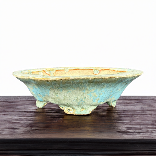 One-of-a-Kind Shohin Mokko by Roy Minarai — Lavender/Charcoal Collector Glaze